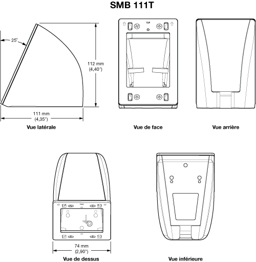 SMB 111T Diagram and Dimensions